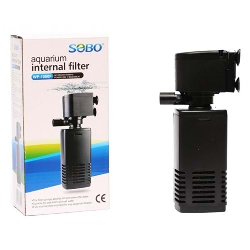 Sobo WP-1000F Akvaryum İç Filtresi 650 L/S 15 W