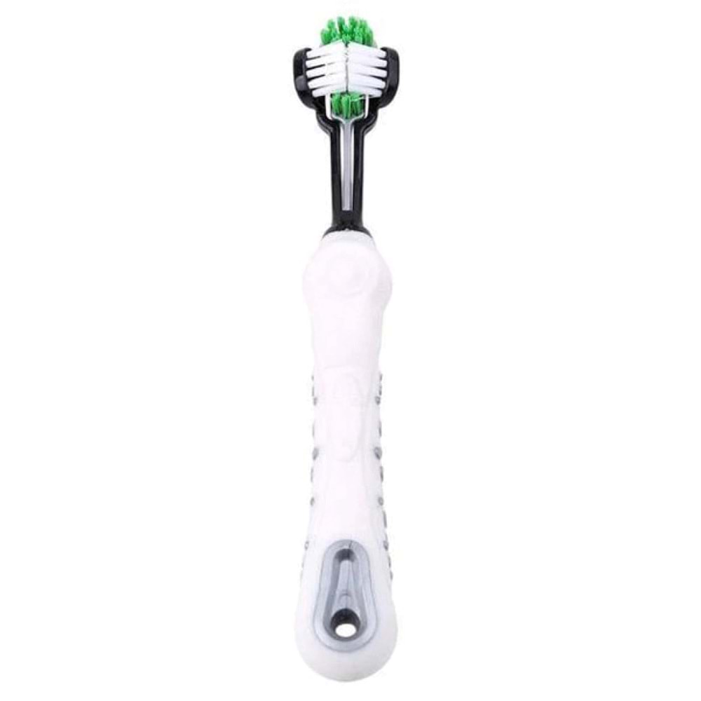 M-Pets Üç Başlıklı Köpek Diş Fırçası 17x2,3 cm 10125599