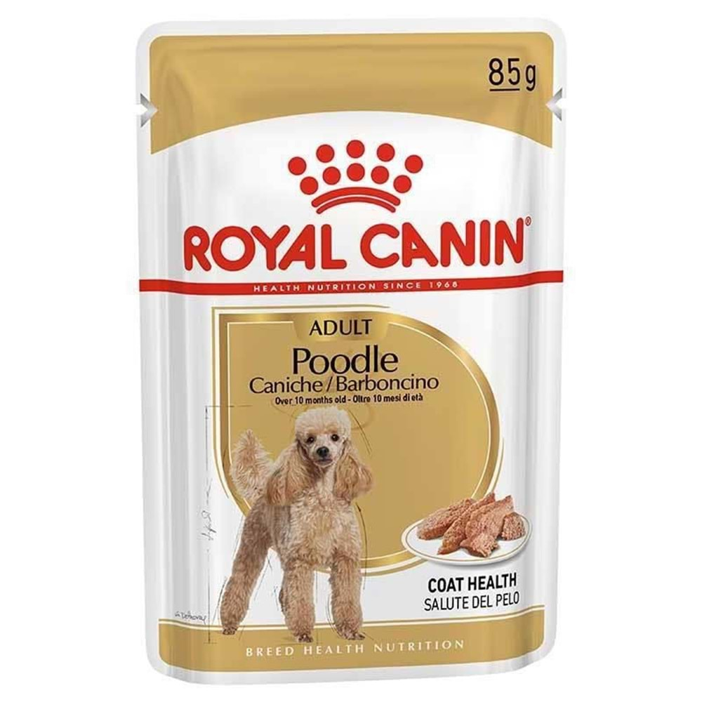 Royal Canin Poodle Yetişkin Pouch Yaş Köpek Maması 85 Gr.x12 Adet