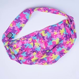 Pawstar Roseacamouflage Crossbody Bag Küçük Irk Köpek Taşıma Çantası Küçük Irk Köpek Taşıma Çantası 50x15x20 Cm