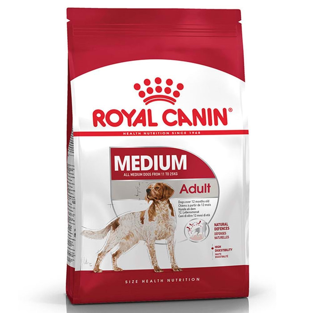 Royal Canin Medium Adult Orta Irk Yetişkin Köpek Maması 15 Kg.