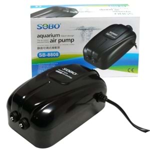 Sobo SB-8808 Hava Motoru 5,8W 2X6 Lt/Min