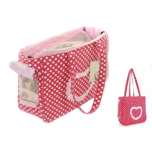 Pet Care Köpek & Kedi Taşıma Çantası (40x15x30 cm.) BG-137RD Kırmızı